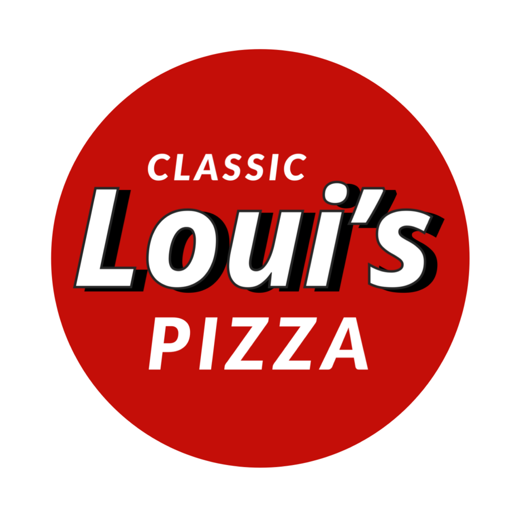 Logo for Loui's Pizza in Saint John.