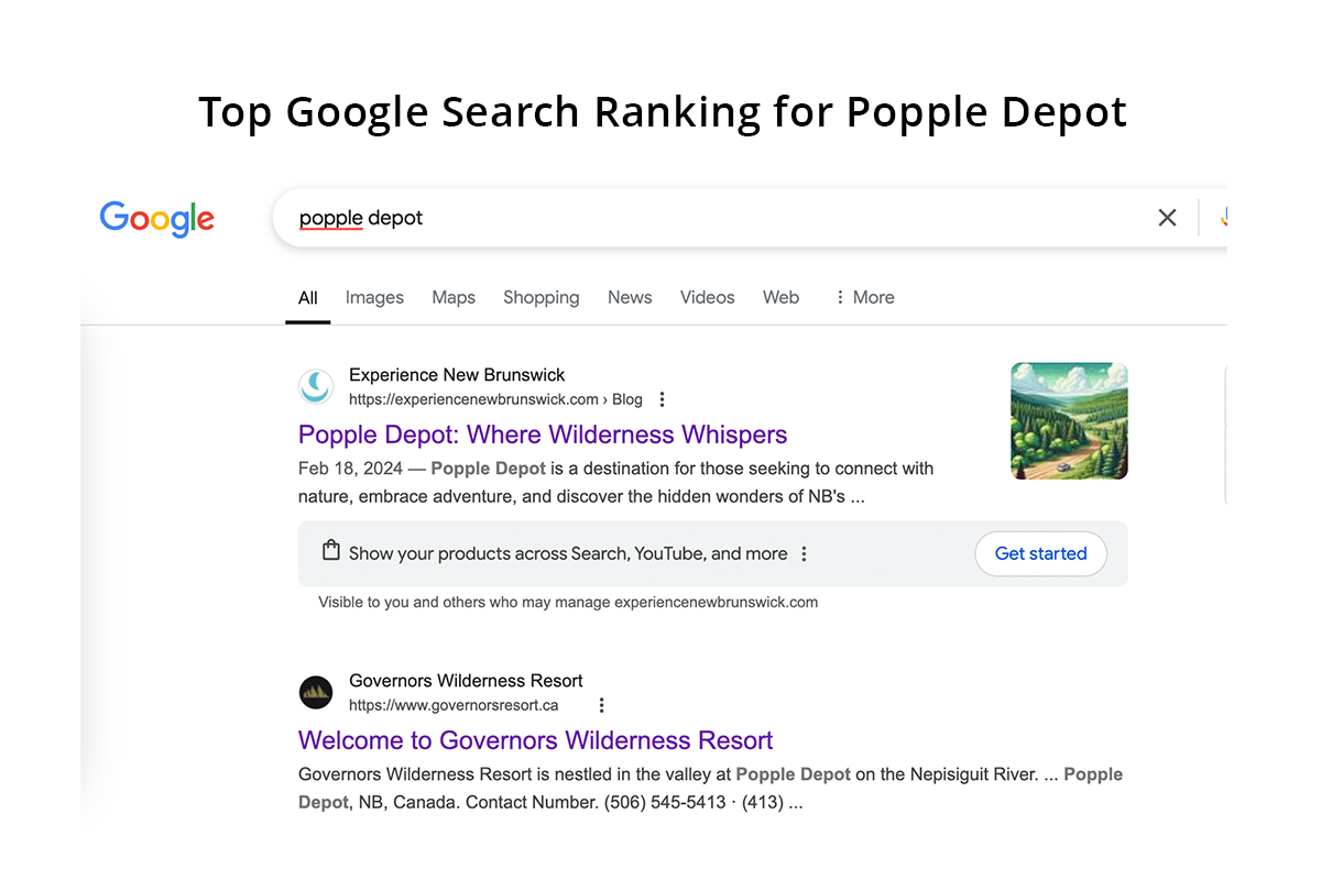 Popple Depot Search Ranking