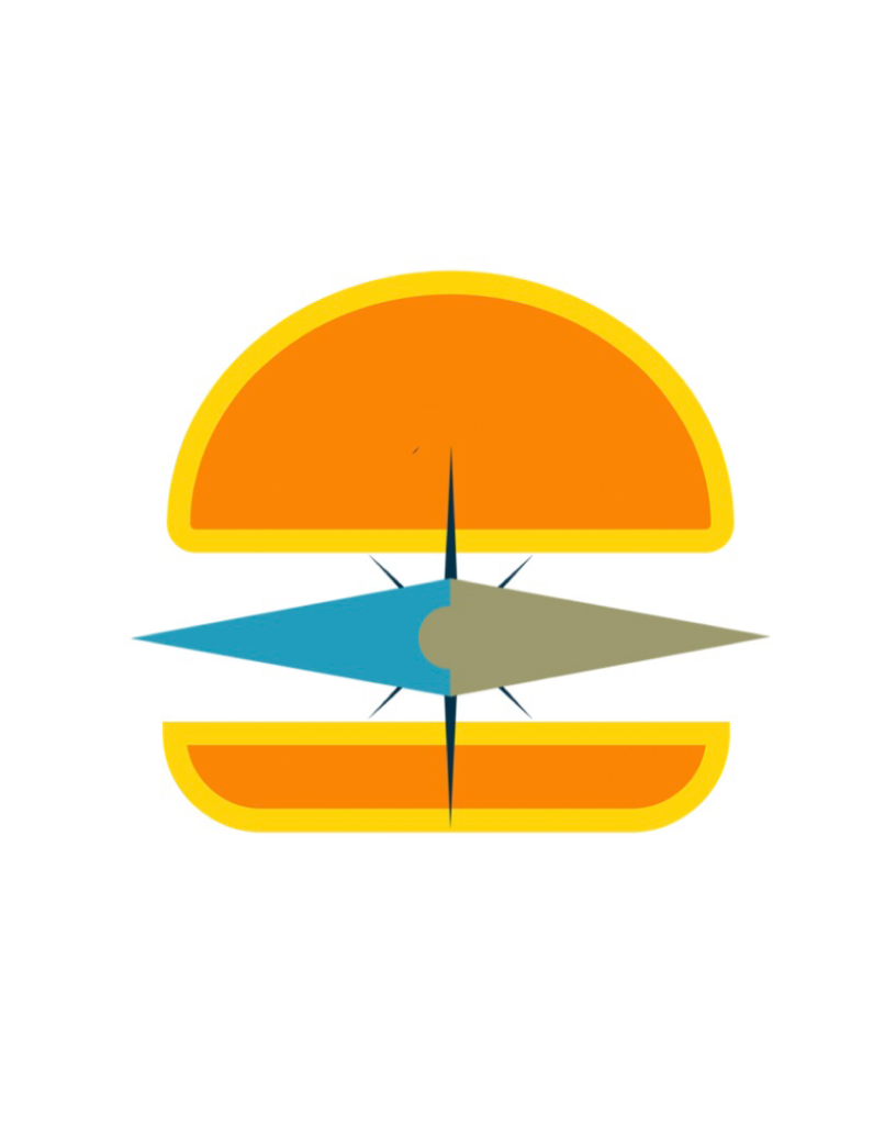 Logo design for Eastbound Burgers in Grand Bay..