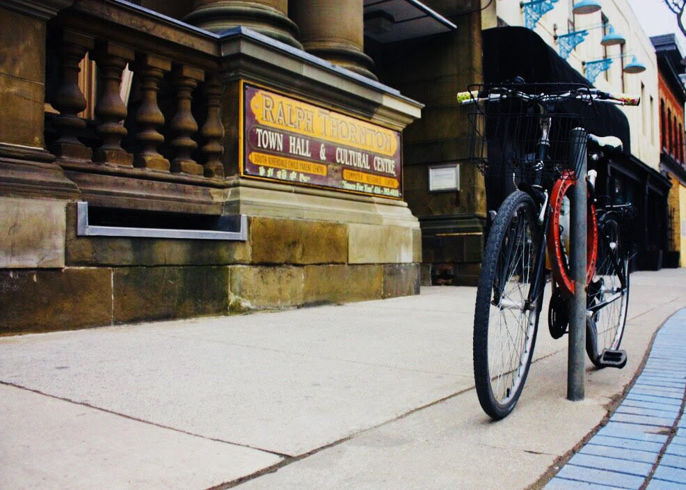 Streetscape for the Riverside BIA.